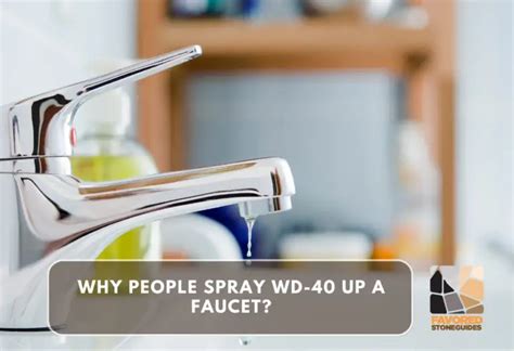 Why Spray WD-40 Up Faucet: An Unorthodox Yet Intriguing Inquiry into Household Fixes